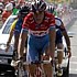 Frank Schleck at the finish of the sixth stage of the Tour de Suisse 2006